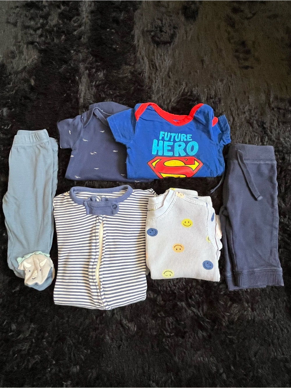 COTTON 0-3 Months Boy SUPER HERO 7 Piece Bundle. Live Show Listing. $10 starts.